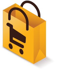 UPS e-commerce shopping bag