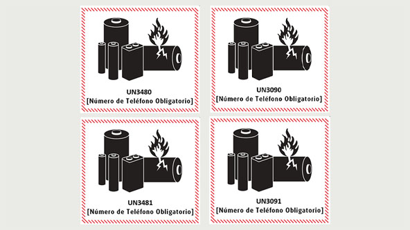 Shipping batteries regulations markings