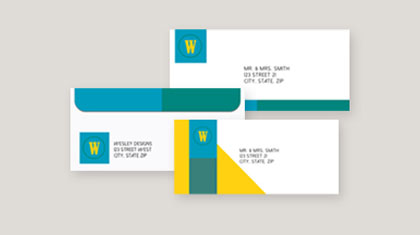 A sample of printable envelopes.